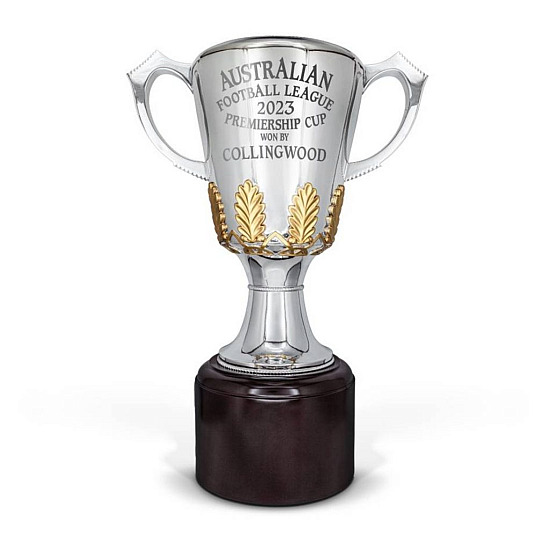 AFL 2023 Premiership - Collingwood Magpies 2023 Premiership Full Size Replica Premiership Cup - S1