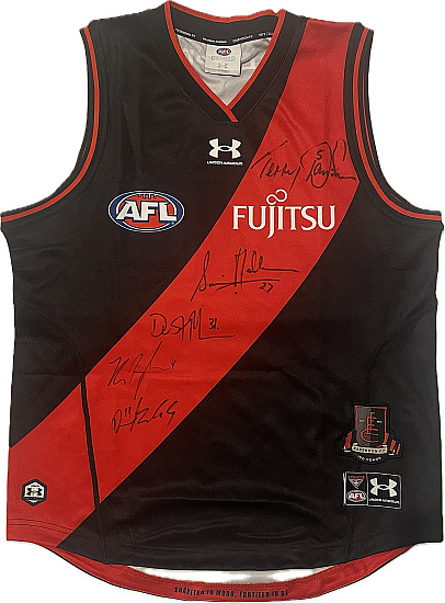 AFL Essendon Bombers Memorabilia - Hand Signed Jumpers